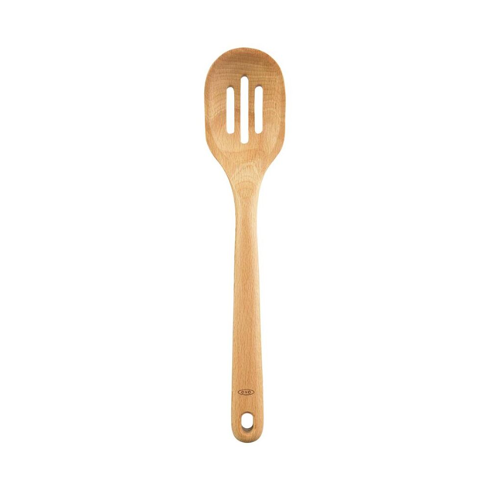 Wooden Slotted Spoon P1