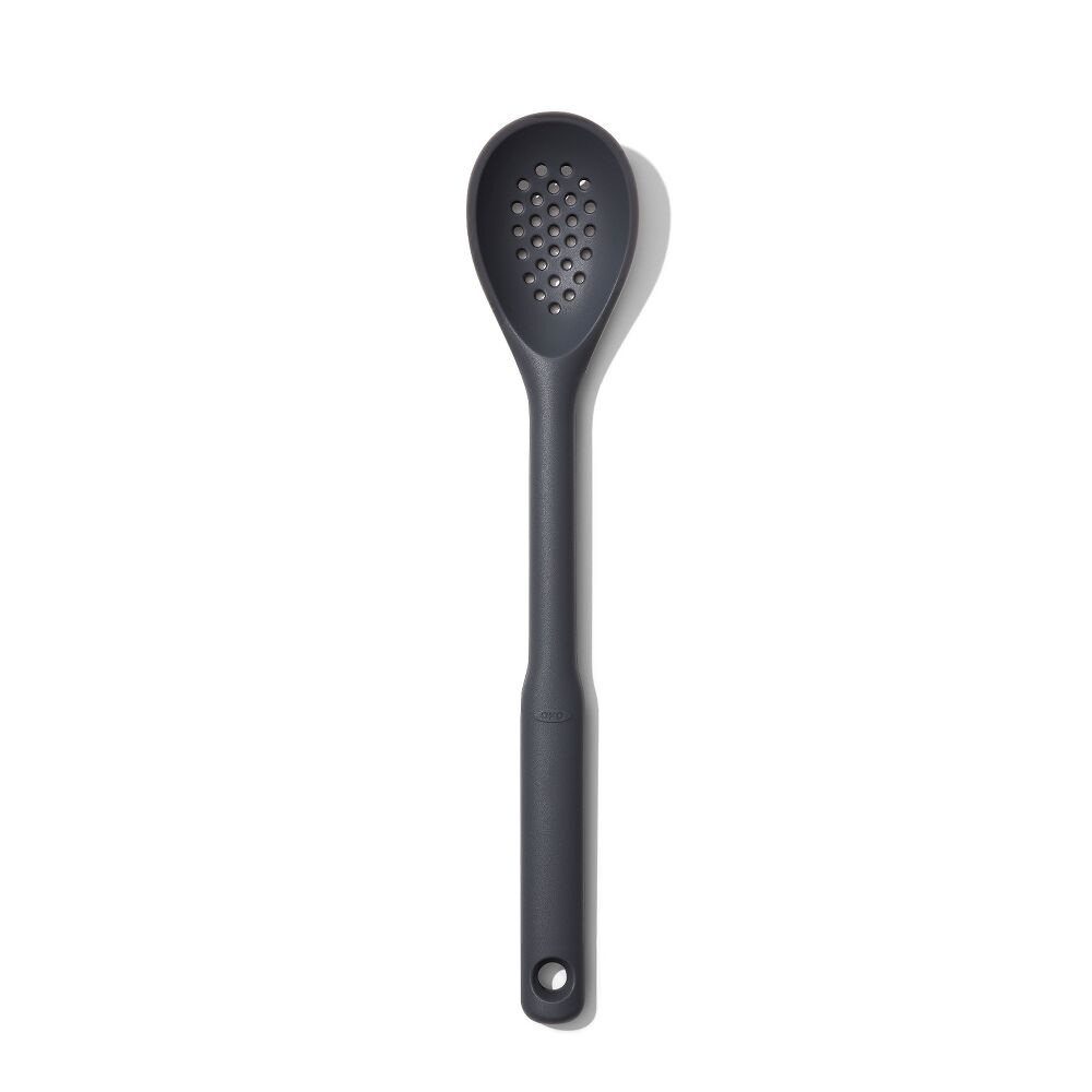 OXO Good Grips Silicone Slotted Spoon - Peppercorn M9