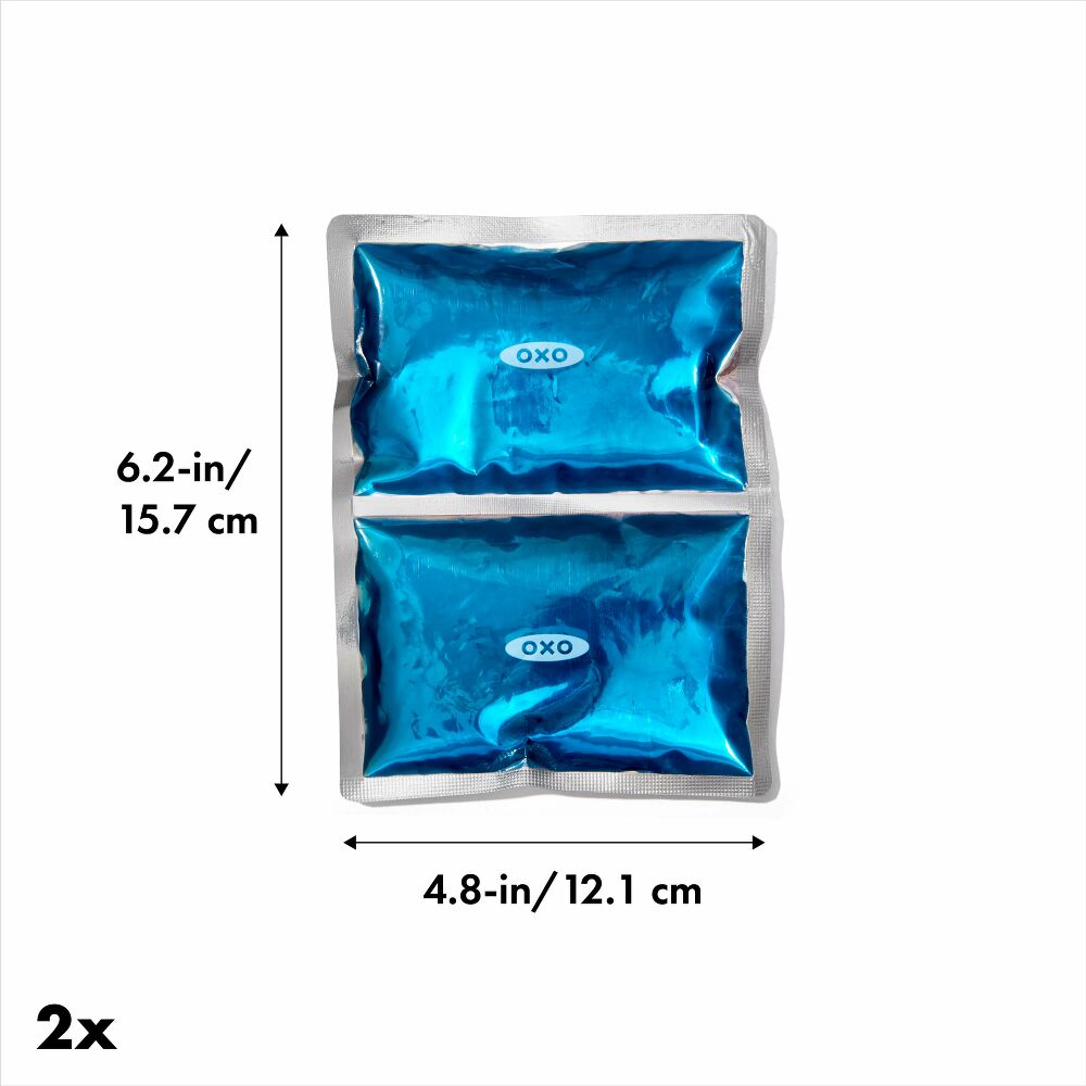 Prep & Go Reusable Ice Pack Set A4