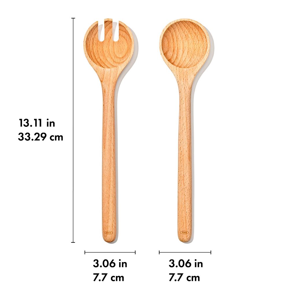 Beechwood Salad Servers – 2-Piece Set J6
