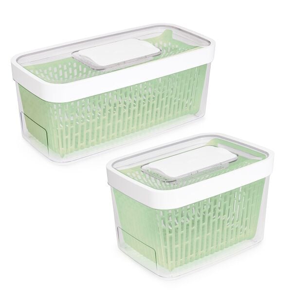 GreenSaver Produce Keeper (4.3 Qt) & GreenSaver Produce Keeper (5.0 Qt) Bundle V2