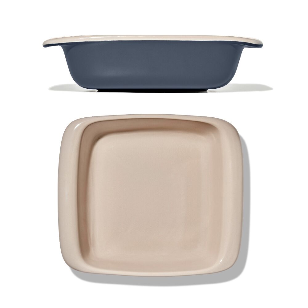 2 Qt Square Stoneware Baking Dish Y4