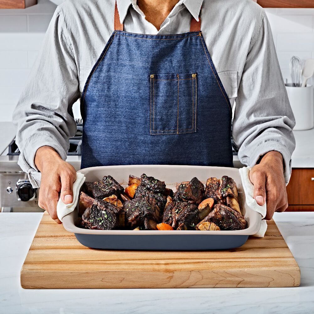 2 Qt Square Stoneware Baking Dish Y4