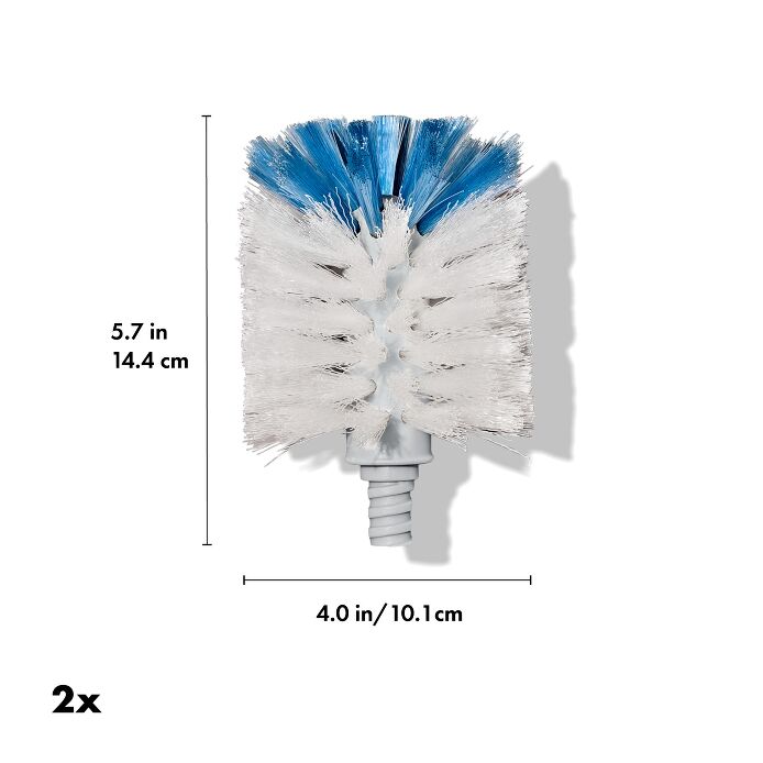 Stainless Steel Bottle Brush Refill - 2 Pack Z3