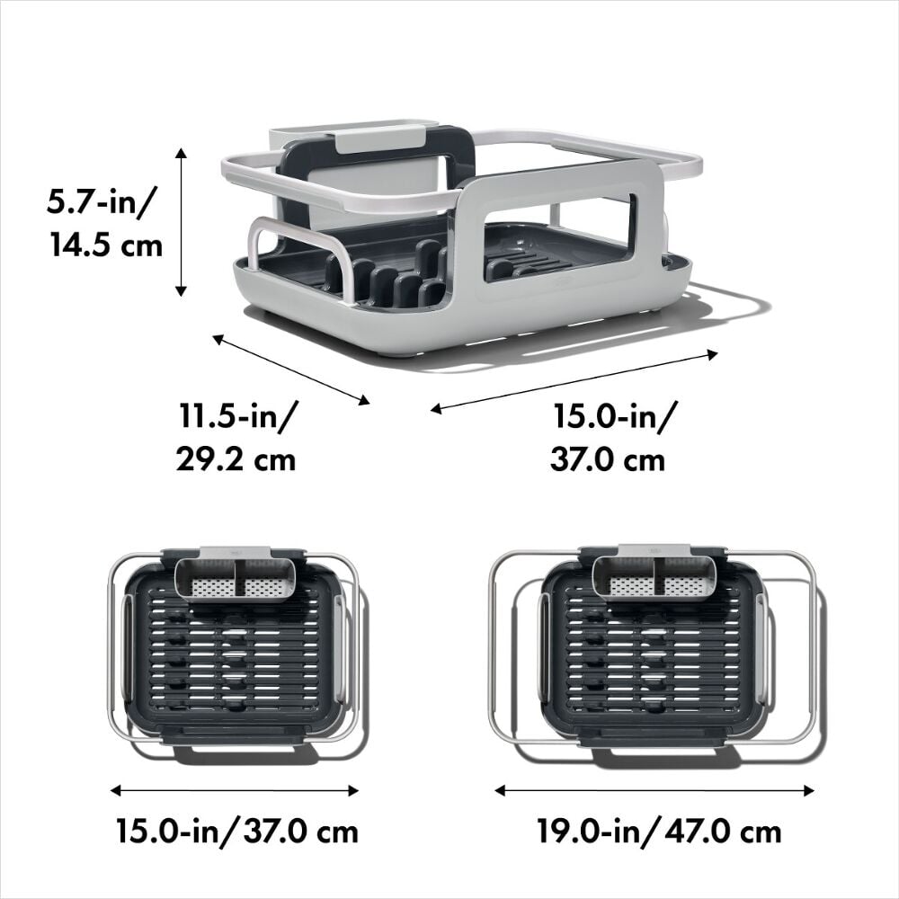 Over-the-sink Aluminum Dish Rack X0