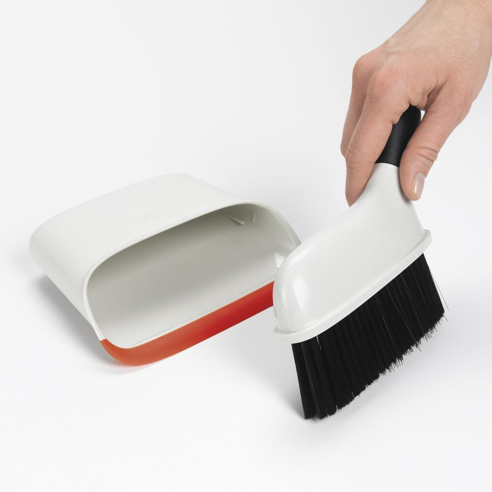 Compact Dustpan & Brush Set X2