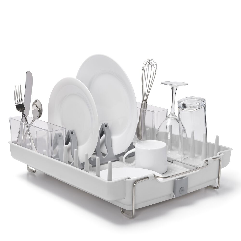 OXO Good Grips Foldaway Dish Rack X6