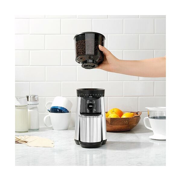 Replacement Hopper with Lid for Conical Burr Coffee Grinder J4
