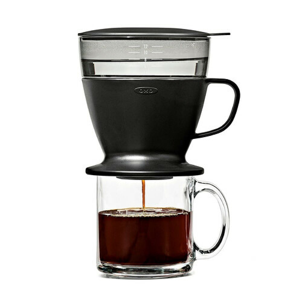 Pour Over Coffee Maker with Water Tank - Matte Black Z1