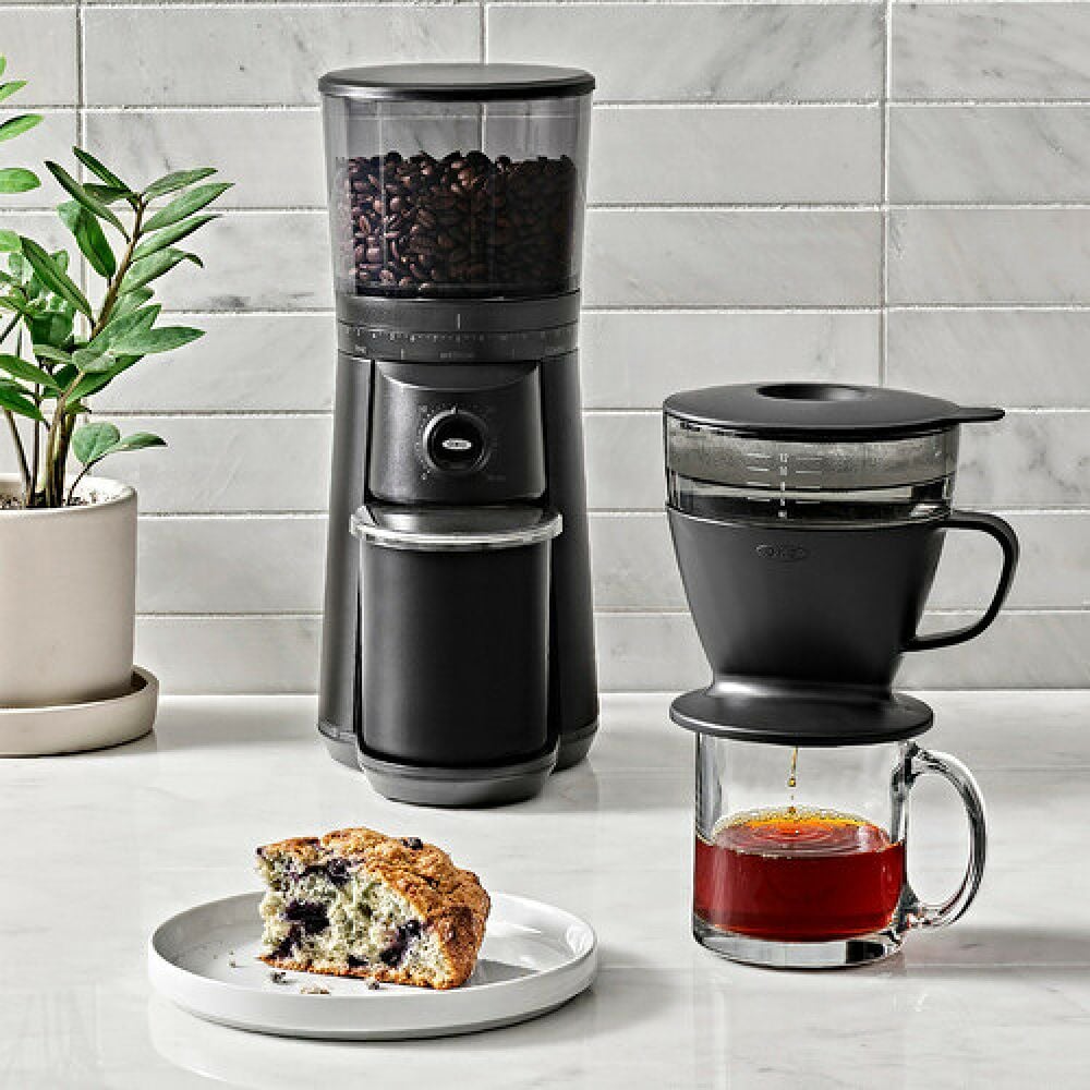 Pour Over Coffee Maker with Water Tank - Matte Black Z1