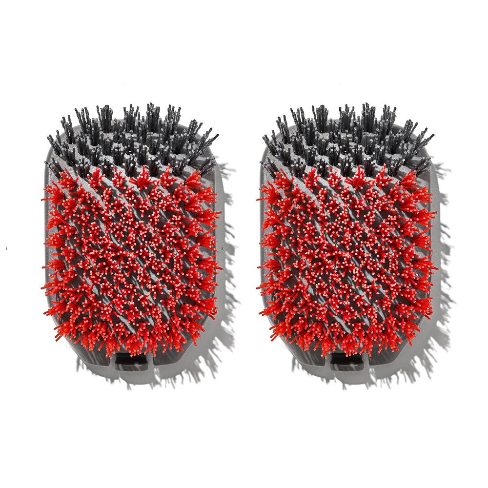 Outdoor Nylon Grill Brush Set of 2 Replacement Heads J9