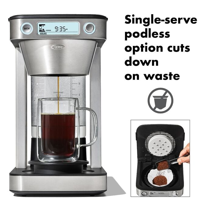 12-Cup Coffee Maker with Podless Single-Serve Function K8