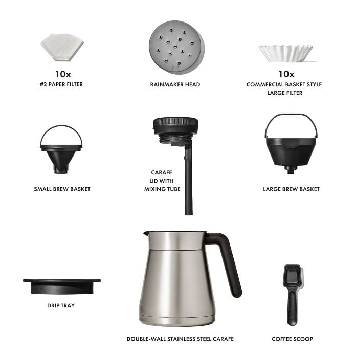 12-Cup Coffee Maker with Podless Single-Serve Function K8