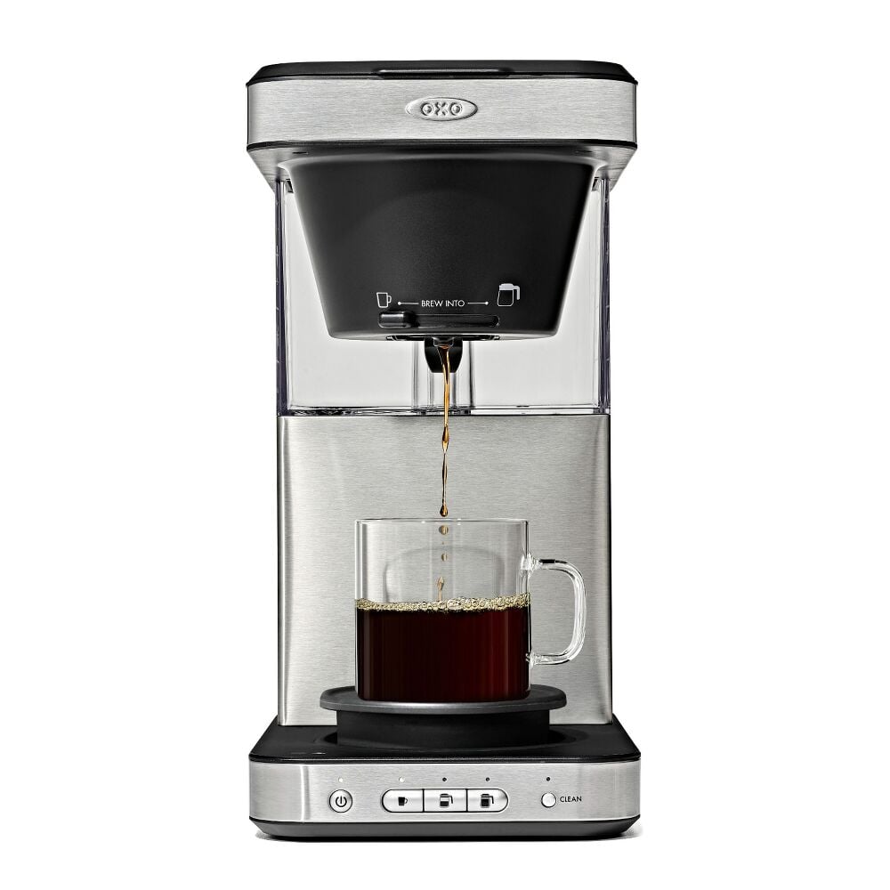 8-Cup Coffee Maker with Podless Single-Serve Function and Glass Carafe N5