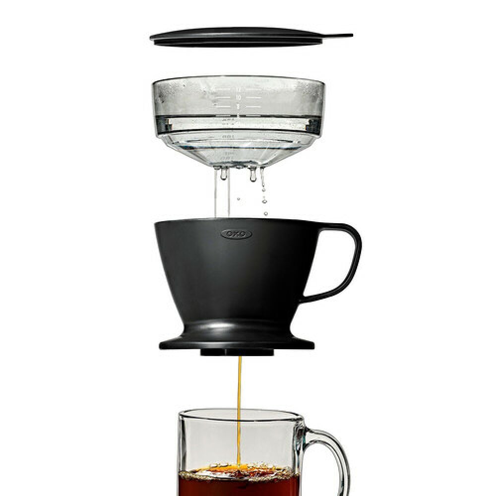 Pour Over Coffee Maker with Water Tank - Matte Black Z1
