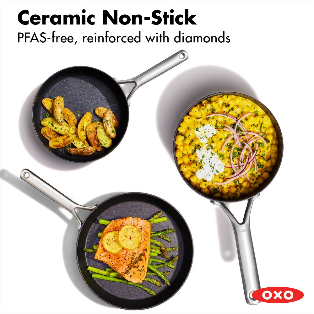 OXO Ceramic Professional Non-Stick 5-Piece Cookware Set I3