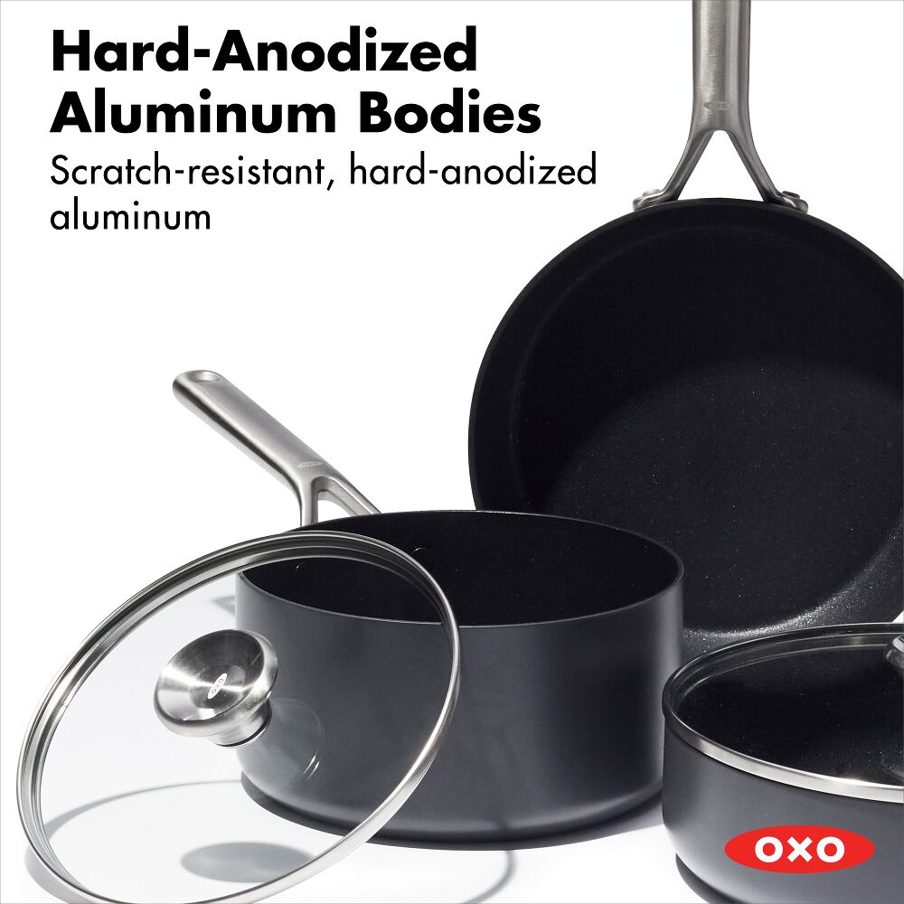 OXO Ceramic Professional Non-Stick 5-Piece Cookware Set I3