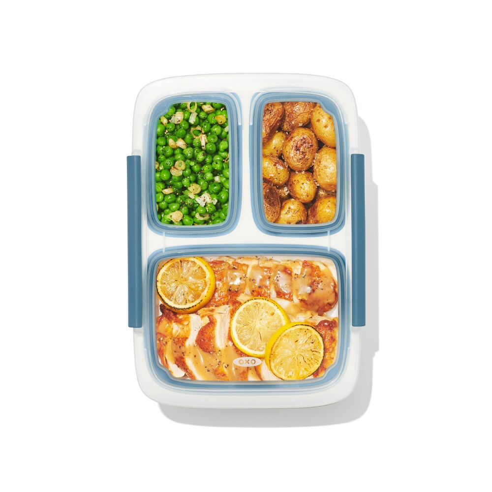 Prep & Go 4.1-Cup Divided Container - Ocean Blue G4