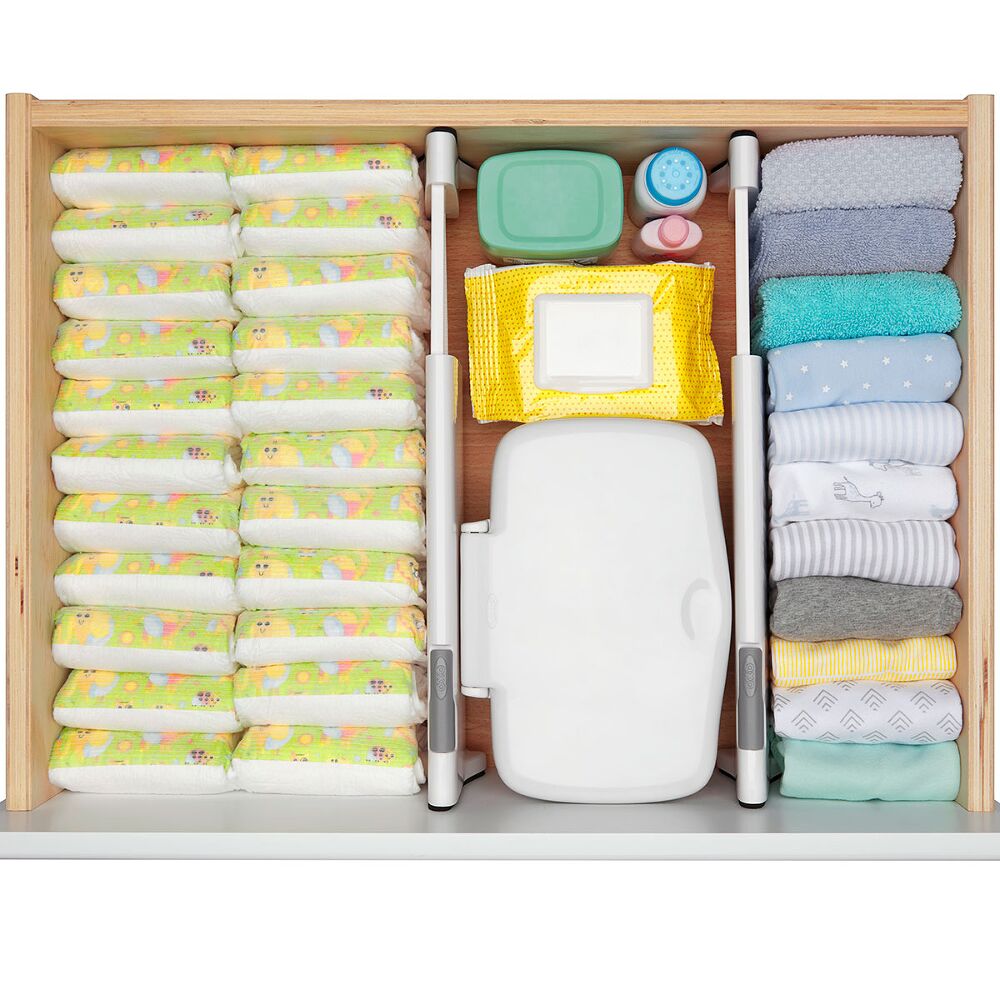 OXO TOT Expandable Dresser Drawer Divider - 4 Pack U3