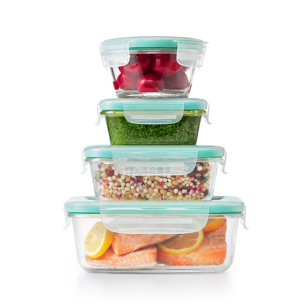 OXO Good Grips 12 Piece Smart Seal Glass Container Set J1