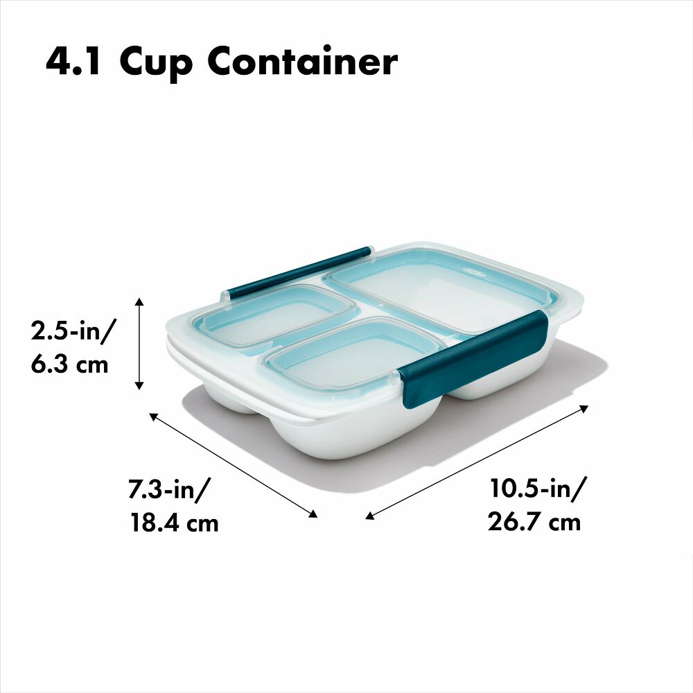 Prep & Go 4.1-Cup Divided Container Z0
