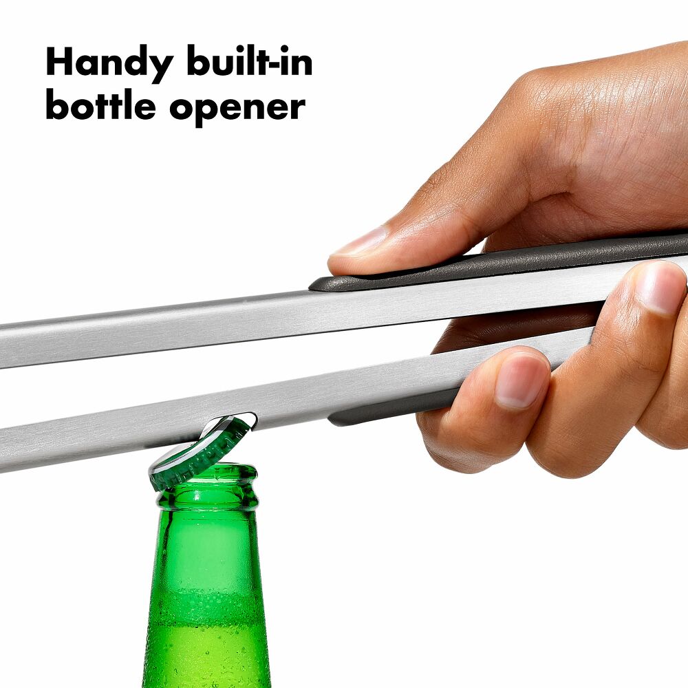 Grilling Tongs with Built-In Bottle Opener H3