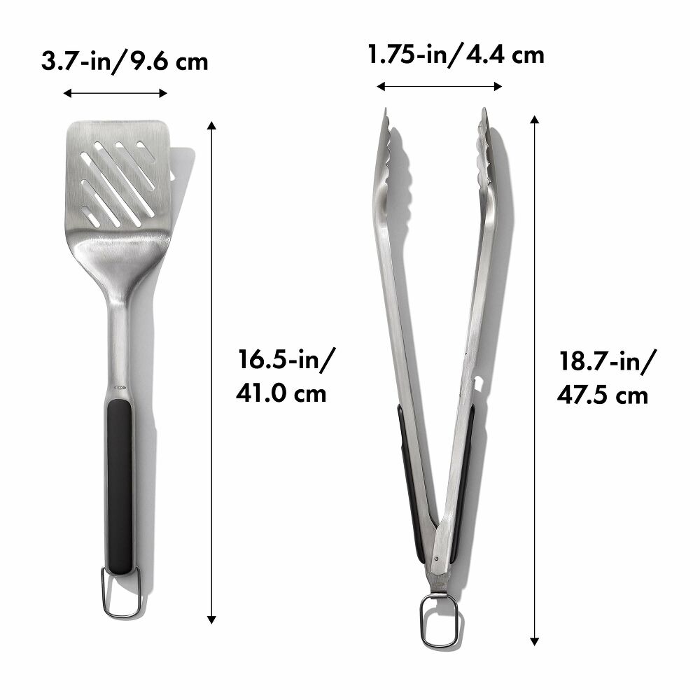 OXO Good Grips Grilling Turner and Tongs Set A0