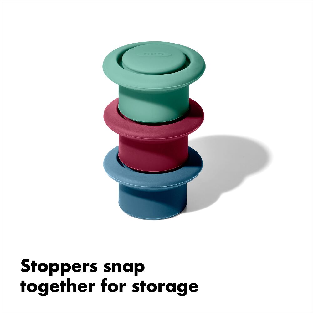 OXO Good Grips Silicone Wine Stoppers C4