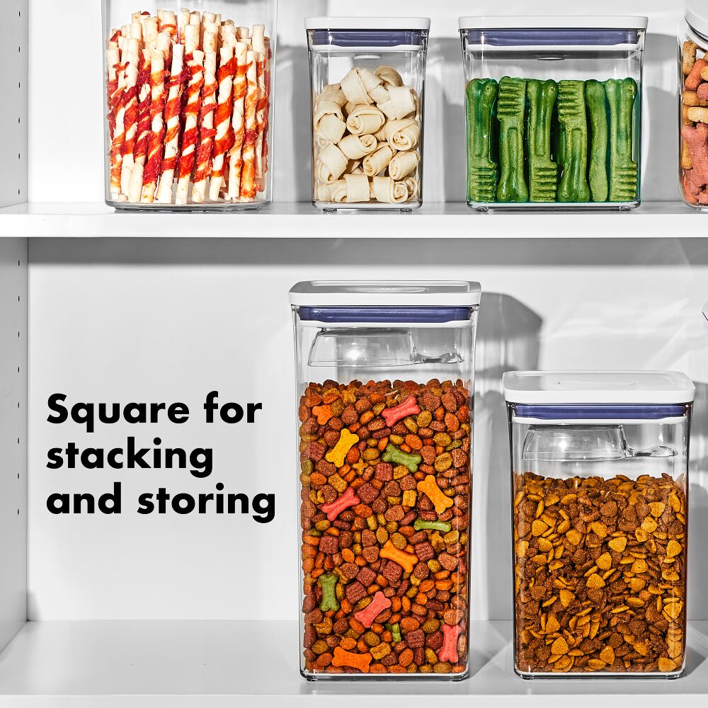 OXO Good Grips Pet POP Container – 4.4 Qt/4.2 L with Scoop B5