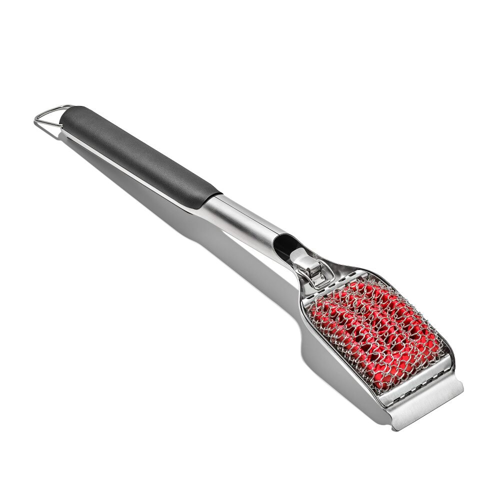Coiled Grill Brush With Replaceable Head X4
