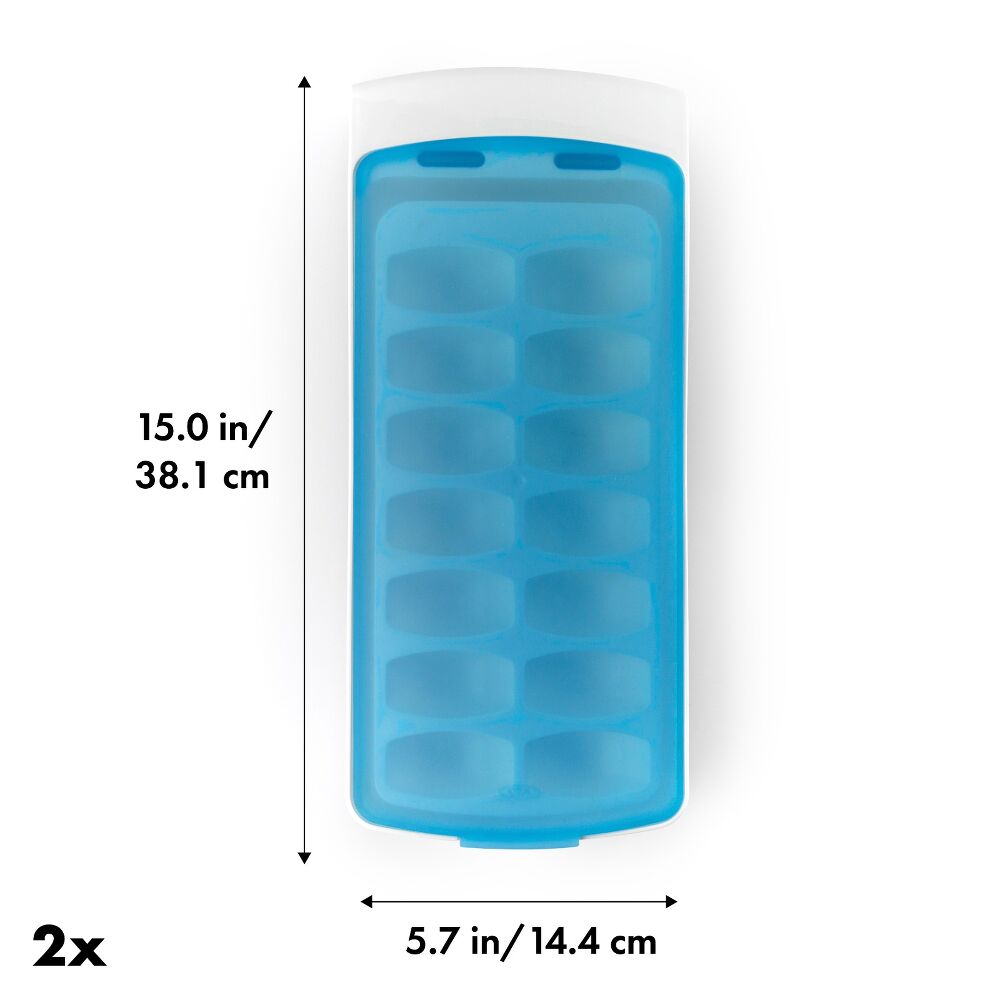 No-Spill Ice Cube Tray - 2 Pack A2