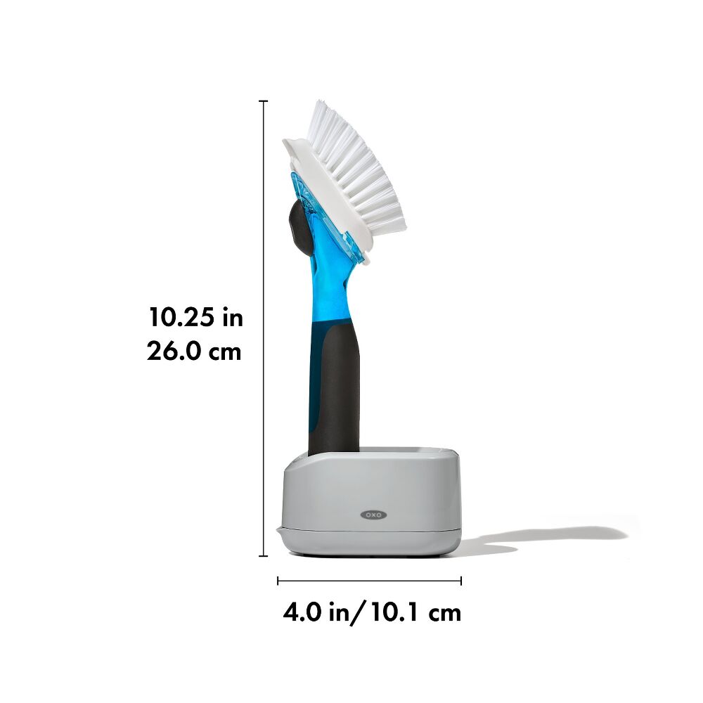 Soap Dispensing Dish Brush Storage Set I2