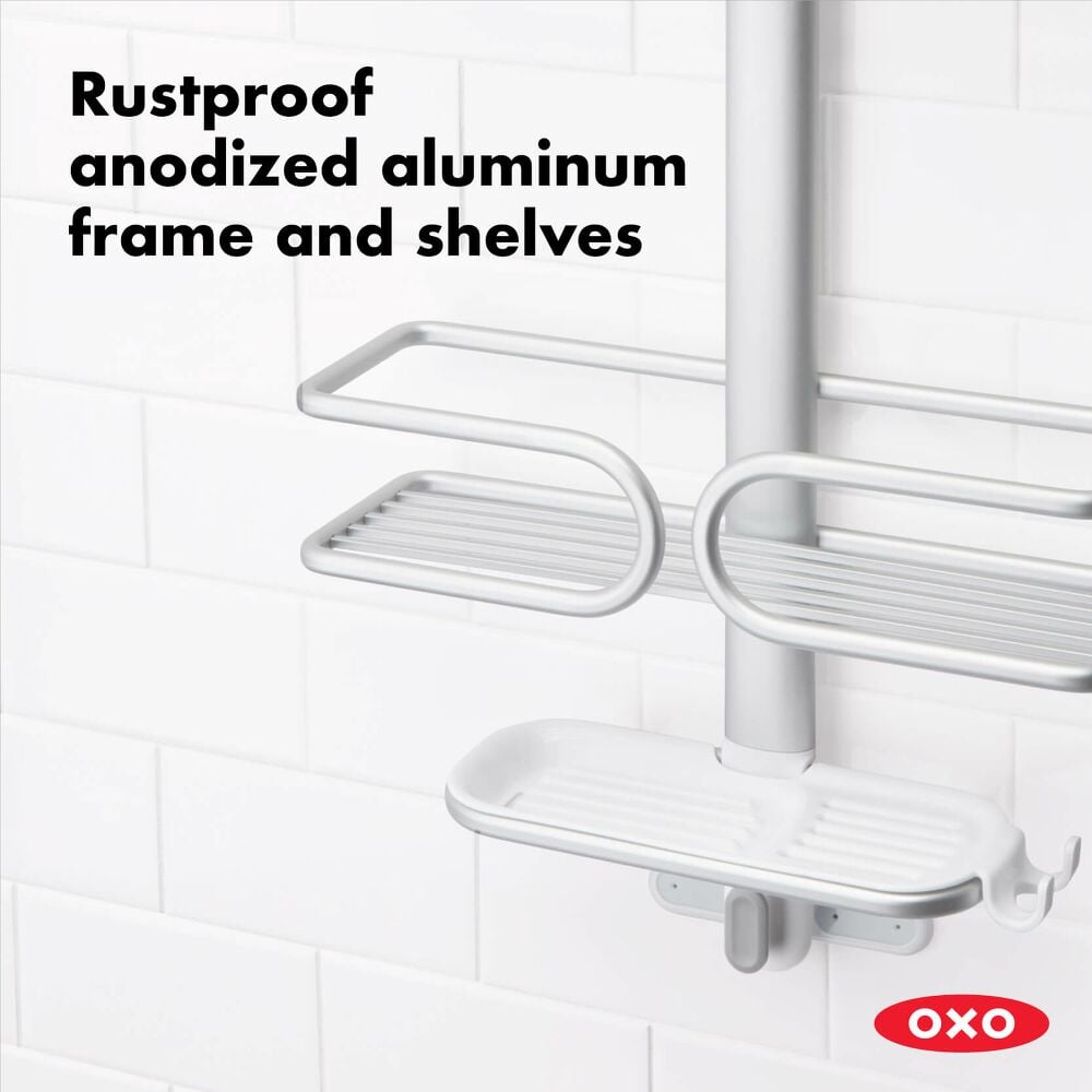 Aluminum 3-Tier Shower Caddy W3