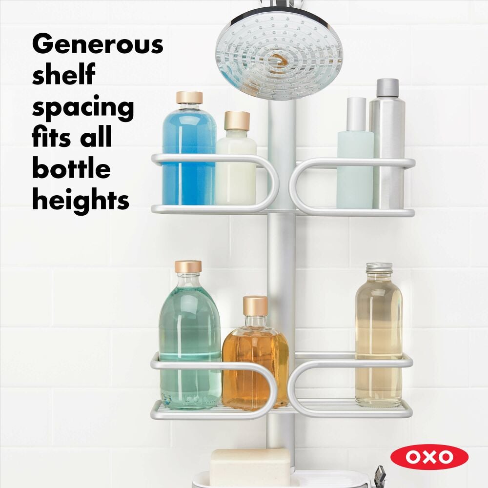 Aluminum 3-Tier Shower Caddy W3