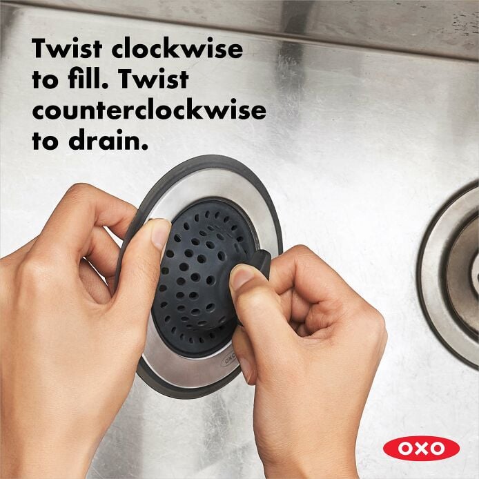 2-in-1 Silicone Sink Strainer with Stopper O7