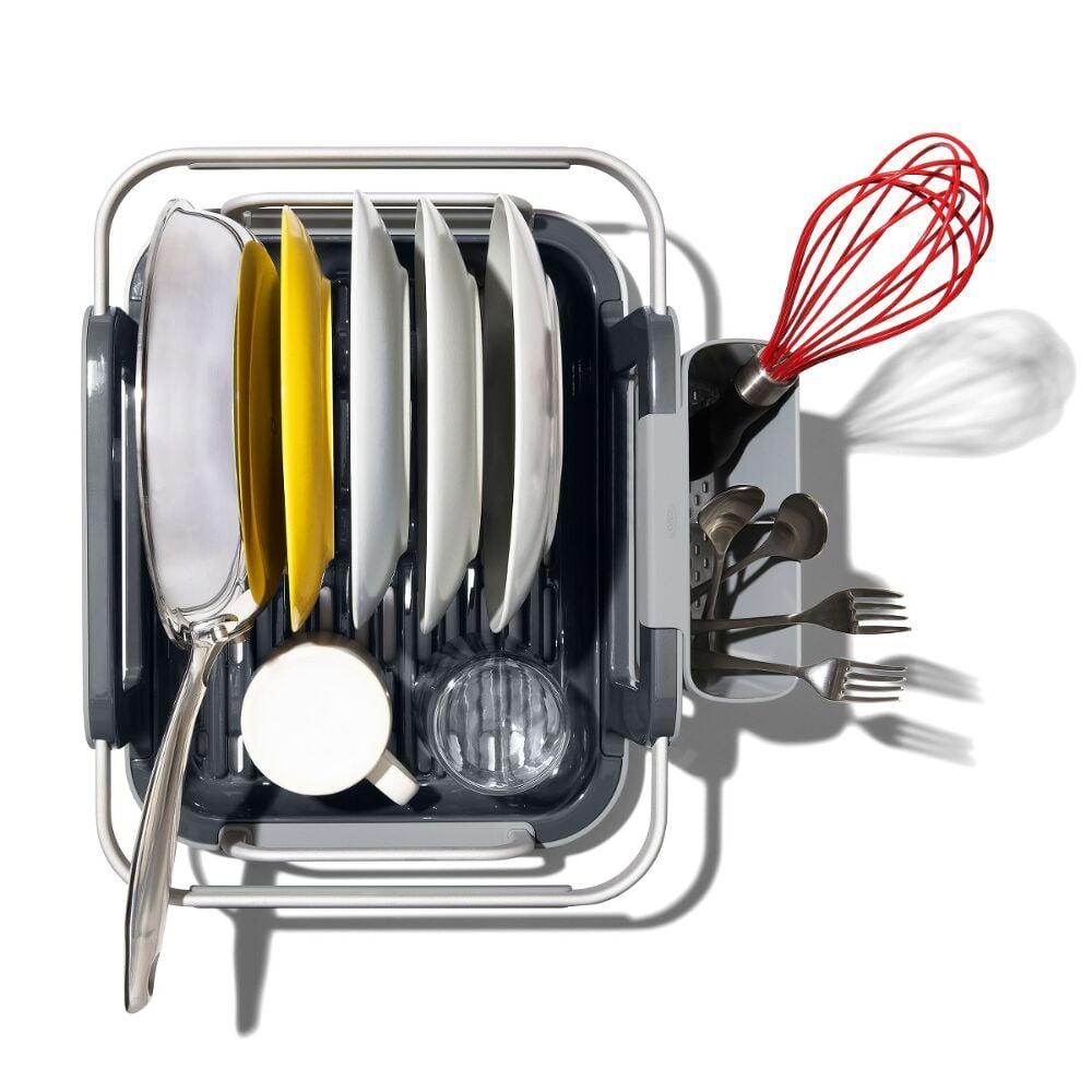 Over-the-sink Aluminum Dish Rack T9