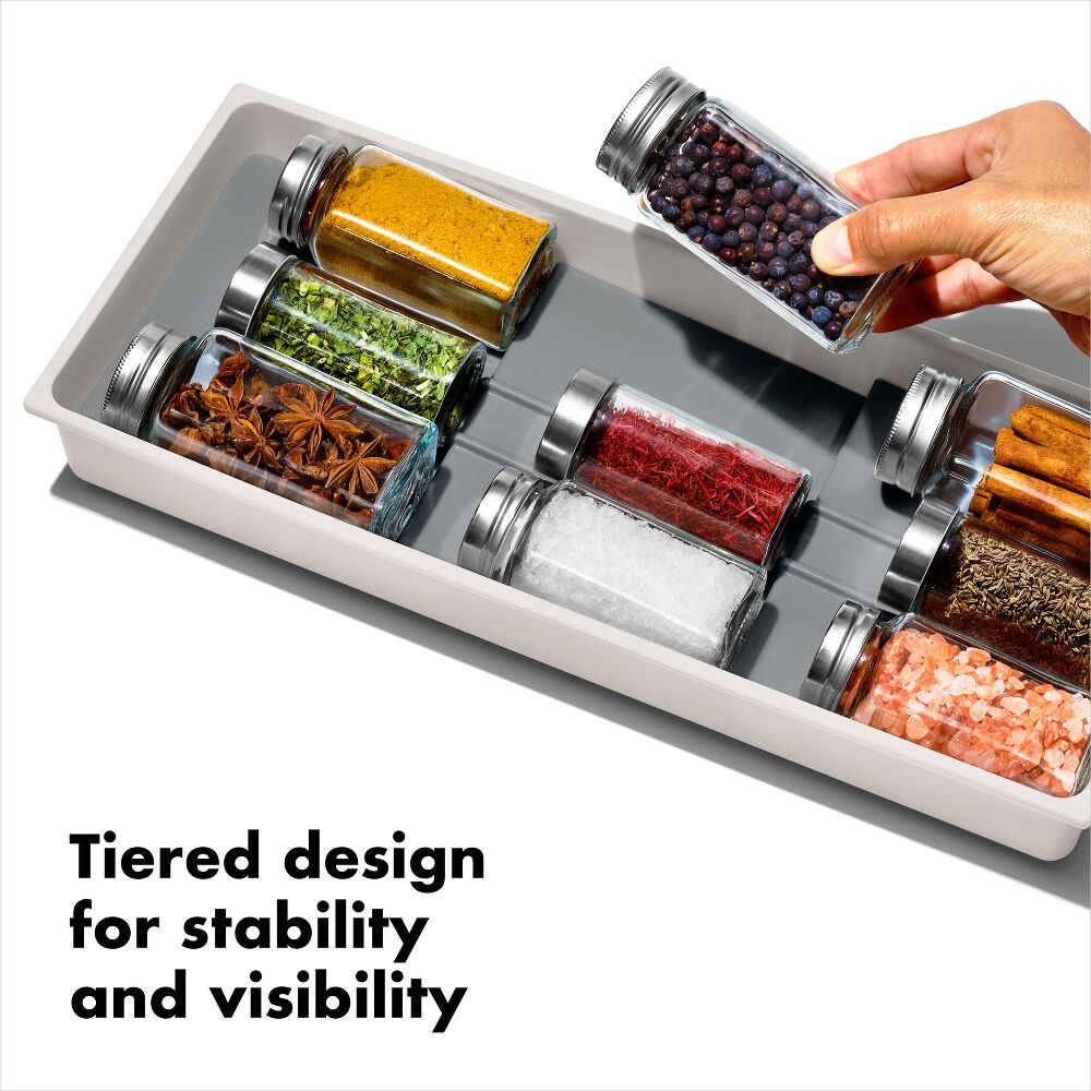Compact Spice Drawer Organizer Y3