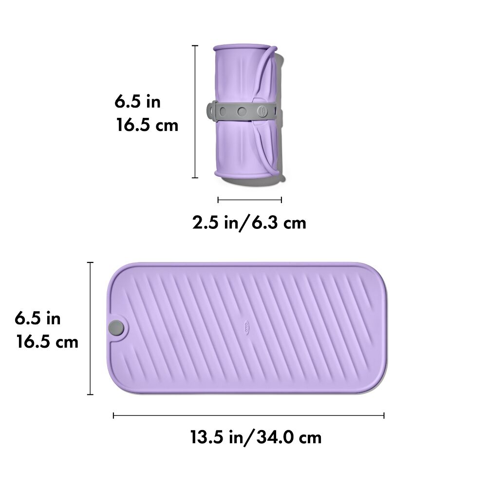 Hot Styling Tool Mat - Lavender D4