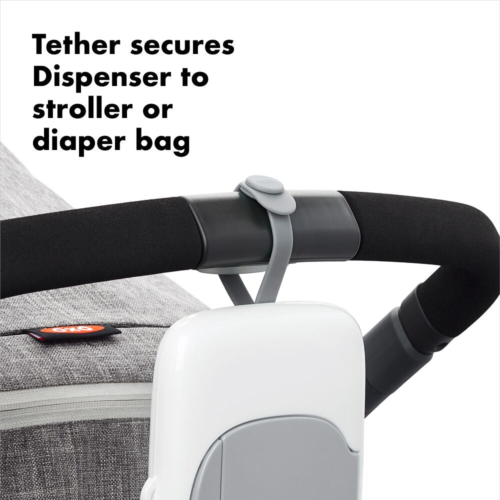 OXO TOT 2-Pack On-the-Go Wipes Dispenser, Gray R7