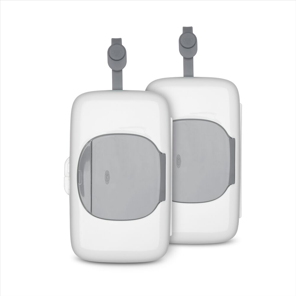 OXO TOT 2-Pack On-the-Go Wipes Dispenser, Gray R7