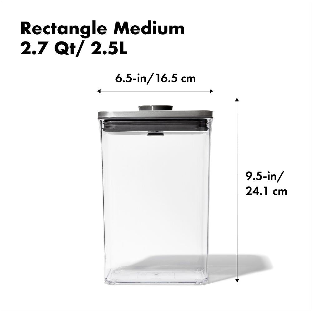 POP Container - Rectangle Medium (2.7 Qt/2.6 L) C7