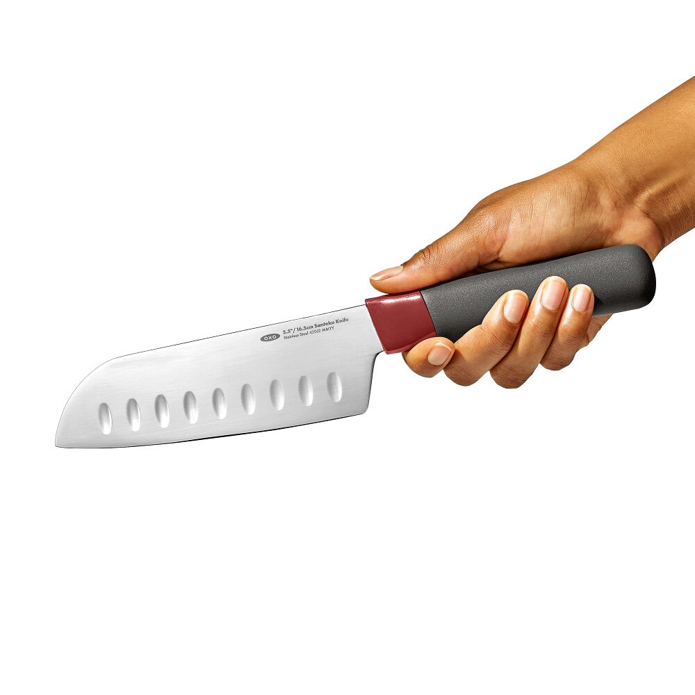 OXO Outdoor 5.5in Santoku Knife with Locking Sheath J0