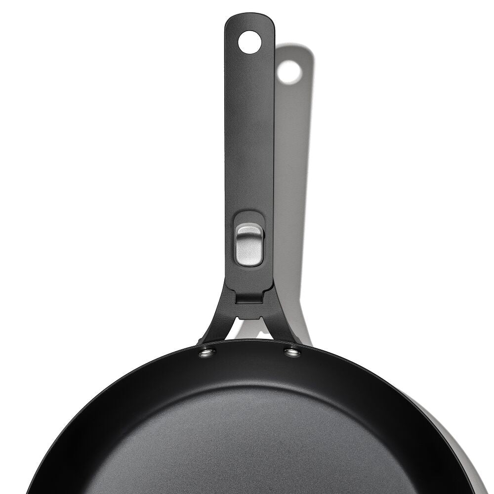 Outdoor 12-inch Carbon Steel Pan with Removable Handle A1
