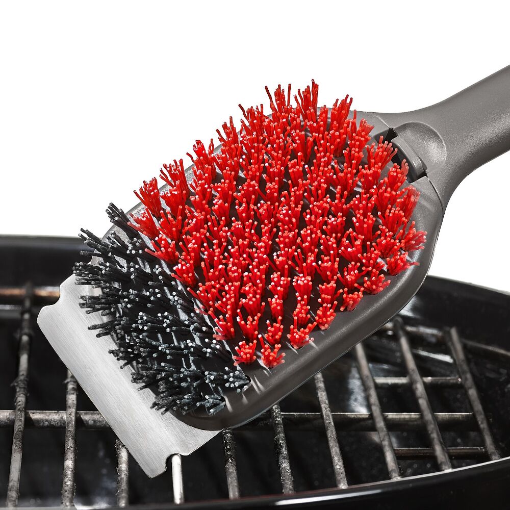 Outdoor Nylon Grill Brush Set of 2 Replacement Heads J9