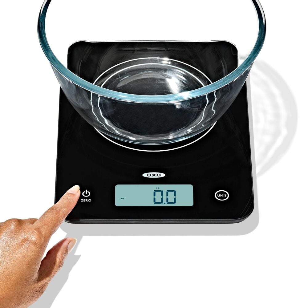 OXO Good Grips 22 lb Everyday Glass Food Scale K8