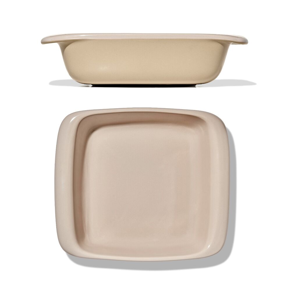 2 Qt Square Stoneware Baking Dish Y4