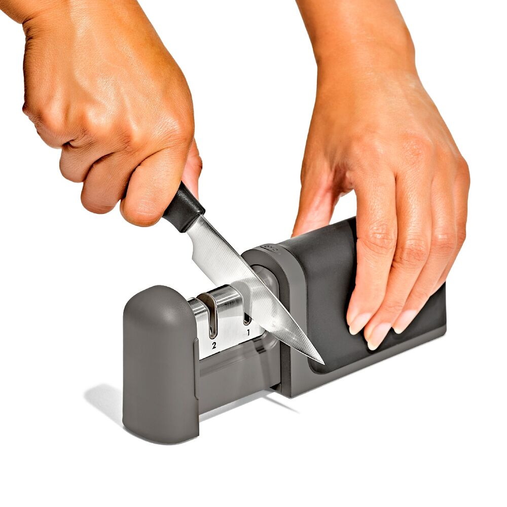 3-Piece Knife & Sharpener Set X4