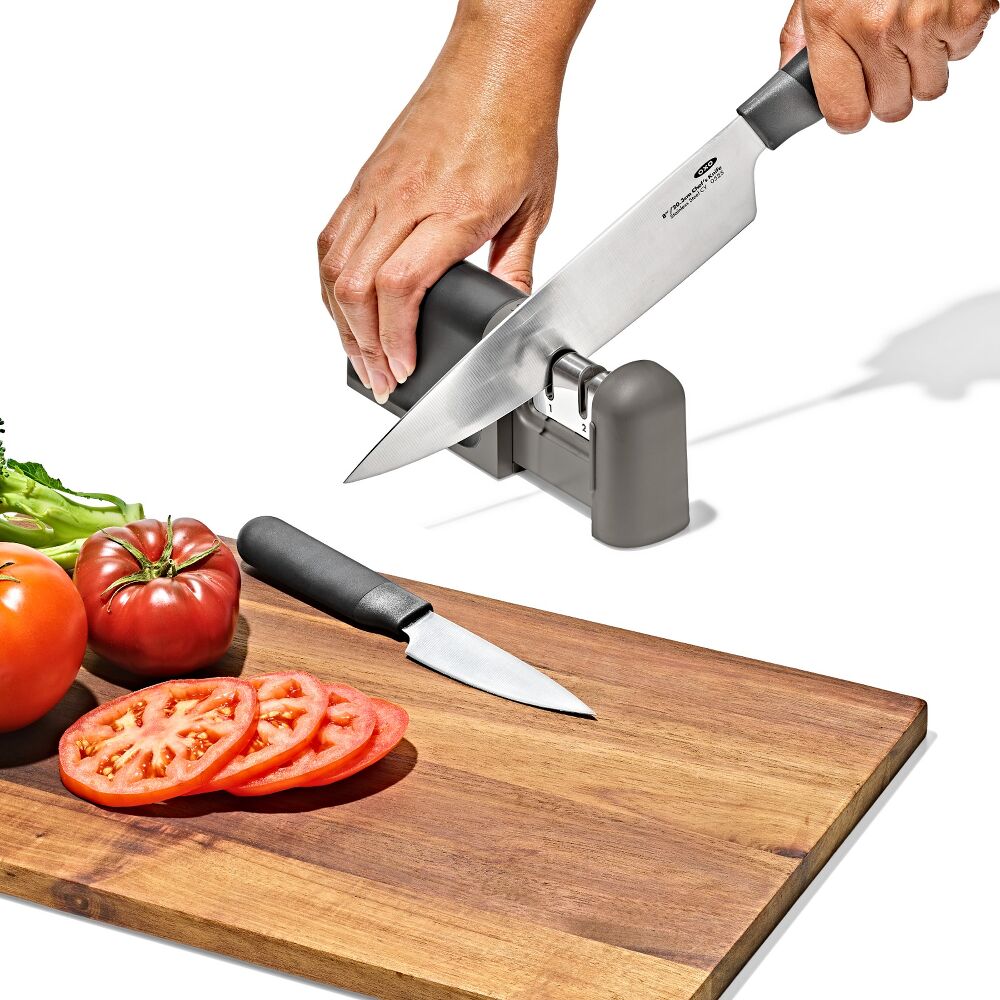 3-Piece Knife & Sharpener Set X4