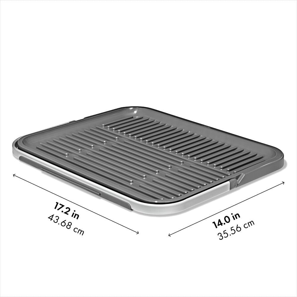 OXO Good Grips Compact Drying Rack with Dish Rest E6