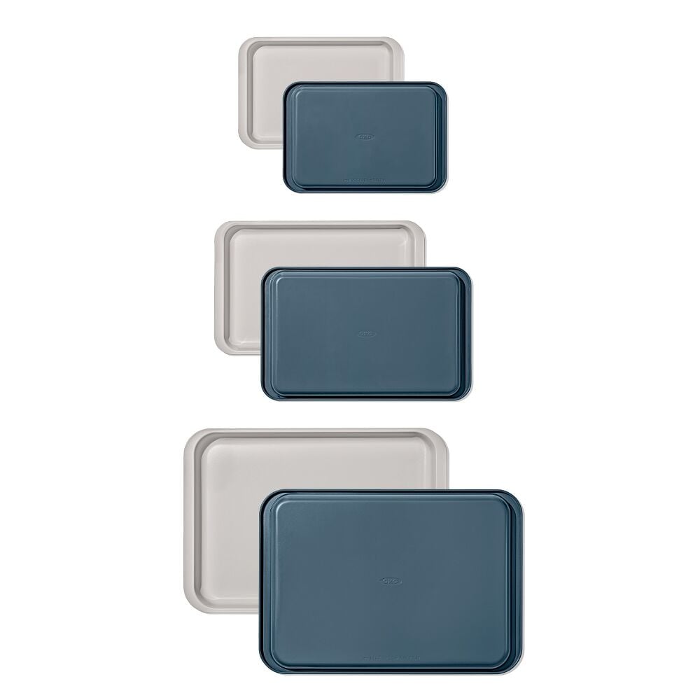 Non-Stick Pro Ceramic Coated Metal Bakeware 3 Pc Set N7